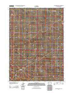 Twelvemile Knoll Wyoming Historical topographic map, 1:24000 scale, 7.5 X 7.5 Minute, Year 2012
