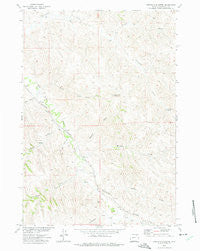 Twentymile Butte Wyoming Historical topographic map, 1:24000 scale, 7.5 X 7.5 Minute, Year 1972
