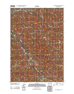 Twentymile Butte Wyoming Historical topographic map, 1:24000 scale, 7.5 X 7.5 Minute, Year 2012