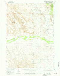 Twentyone Divide Wyoming Historical topographic map, 1:24000 scale, 7.5 X 7.5 Minute, Year 1951