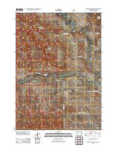 Twentyone Divide Wyoming Historical topographic map, 1:24000 scale, 7.5 X 7.5 Minute, Year 2012
