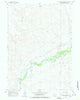 Two Buttes Reservoir Wyoming Historical topographic map, 1:24000 scale, 7.5 X 7.5 Minute, Year 1964
