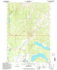 Two Ocean Lake Wyoming Historical topographic map, 1:24000 scale, 7.5 X 7.5 Minute, Year 1996