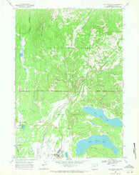 Two Ocean Lake Wyoming Historical topographic map, 1:24000 scale, 7.5 X 7.5 Minute, Year 1968