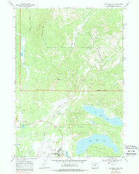 Two Ocean Lake Wyoming Historical topographic map, 1:24000 scale, 7.5 X 7.5 Minute, Year 1968