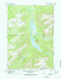 Two Ocean Pass Wyoming Historical topographic map, 1:62500 scale, 15 X 15 Minute, Year 1959