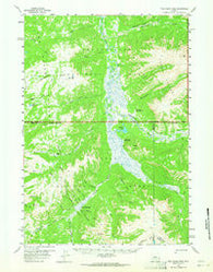 Two Ocean Pass Wyoming Historical topographic map, 1:62500 scale, 15 X 15 Minute, Year 1959