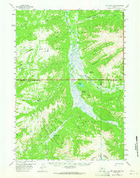 Two Ocean Pass Wyoming Historical topographic map, 1:62500 scale, 15 X 15 Minute, Year 1959