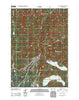 Two Ocean Lake Wyoming Historical topographic map, 1:24000 scale, 7.5 X 7.5 Minute, Year 2012