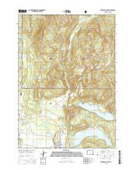 Two Ocean Lake Wyoming Current topographic map, 1:24000 scale, 7.5 X 7.5 Minute, Year 2015