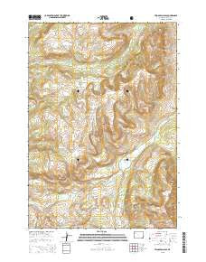 Two Ocean Pass Wyoming Current topographic map, 1:24000 scale, 7.5 X 7.5 Minute, Year 2015