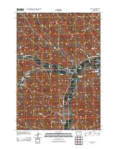 Ucross Wyoming Historical topographic map, 1:24000 scale, 7.5 X 7.5 Minute, Year 2012