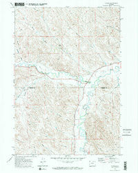 Ucross Wyoming Historical topographic map, 1:24000 scale, 7.5 X 7.5 Minute, Year 1970