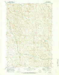 Ulm Wyoming Historical topographic map, 1:24000 scale, 7.5 X 7.5 Minute, Year 1970