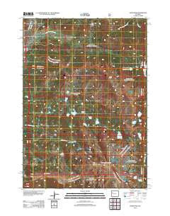 Union Peak Wyoming Historical topographic map, 1:24000 scale, 7.5 X 7.5 Minute, Year 2012
