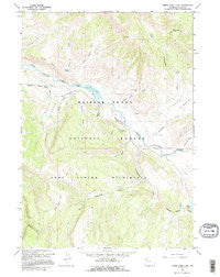 Upper Slide Lake Wyoming Historical topographic map, 1:24000 scale, 7.5 X 7.5 Minute, Year 1965