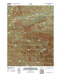 Upper Powder Spring Wyoming Historical topographic map, 1:24000 scale, 7.5 X 7.5 Minute, Year 2010
