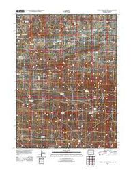Upper Powder Spring Wyoming Historical topographic map, 1:24000 scale, 7.5 X 7.5 Minute, Year 2012