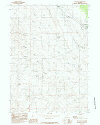 Upton West Wyoming Historical topographic map, 1:24000 scale, 7.5 X 7.5 Minute, Year 1984