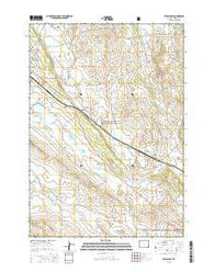Upton East Wyoming Current topographic map, 1:24000 scale, 7.5 X 7.5 Minute, Year 2015