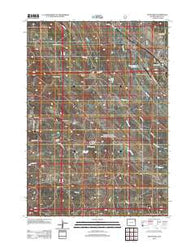 Upton West Wyoming Historical topographic map, 1:24000 scale, 7.5 X 7.5 Minute, Year 2012