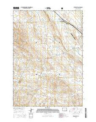 Upton West Wyoming Current topographic map, 1:24000 scale, 7.5 X 7.5 Minute, Year 2015