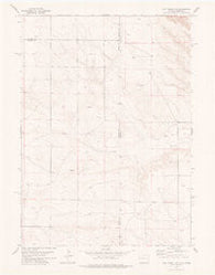 Van Tassell SE Wyoming Historical topographic map, 1:24000 scale, 7.5 X 7.5 Minute, Year 1977