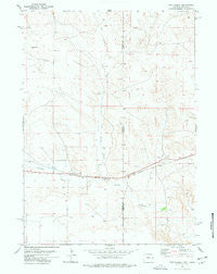 Van Tassell Wyoming Historical topographic map, 1:24000 scale, 7.5 X 7.5 Minute, Year 1977