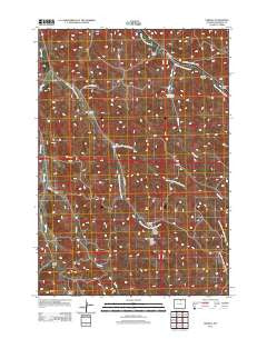 Verona Wyoming Historical topographic map, 1:24000 scale, 7.5 X 7.5 Minute, Year 2012