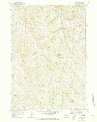 Verona Wyoming Historical topographic map, 1:24000 scale, 7.5 X 7.5 Minute, Year 1970