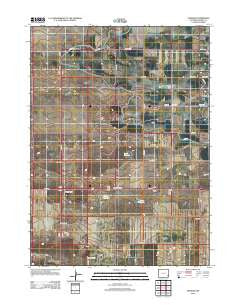 Veteran Wyoming Historical topographic map, 1:24000 scale, 7.5 X 7.5 Minute, Year 2012