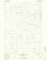 Veteran Wyoming Historical topographic map, 1:24000 scale, 7.5 X 7.5 Minute, Year 1960
