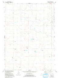 Veteran Wyoming Historical topographic map, 1:24000 scale, 7.5 X 7.5 Minute, Year 1960