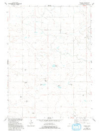 Veteran Wyoming Historical topographic map, 1:24000 scale, 7.5 X 7.5 Minute, Year 1960
