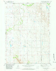 Wagonhound Creek Wyoming Historical topographic map, 1:24000 scale, 7.5 X 7.5 Minute, Year 1981