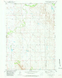 Wagonhound Creek Wyoming Historical topographic map, 1:24000 scale, 7.5 X 7.5 Minute, Year 1981