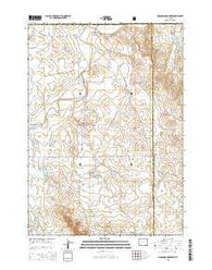 Wagonhound Creek Wyoming Current topographic map, 1:24000 scale, 7.5 X 7.5 Minute, Year 2015