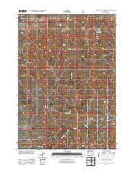 Wagonhound Creek NE Wyoming Historical topographic map, 1:24000 scale, 7.5 X 7.5 Minute, Year 2012