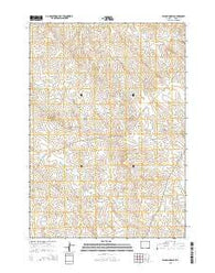 Wags Pinnacle Wyoming Current topographic map, 1:24000 scale, 7.5 X 7.5 Minute, Year 2015