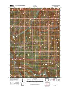 Wahb Springs Wyoming Historical topographic map, 1:24000 scale, 7.5 X 7.5 Minute, Year 2012