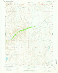 Walck Ranch Wyoming Historical topographic map, 1:24000 scale, 7.5 X 7.5 Minute, Year 1961