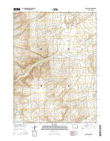 Walck Ranch Wyoming Current topographic map, 1:24000 scale, 7.5 X 7.5 Minute, Year 2015