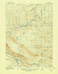 Walcott Wyoming Historical topographic map, 1:62500 scale, 15 X 15 Minute, Year 1914