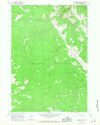 Walker Mountain Wyoming Historical topographic map, 1:24000 scale, 7.5 X 7.5 Minute, Year 1964