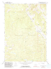 Walker Mountain Wyoming Historical topographic map, 1:24000 scale, 7.5 X 7.5 Minute, Year 1964