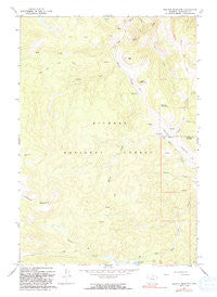 Walker Mountain Wyoming Historical topographic map, 1:24000 scale, 7.5 X 7.5 Minute, Year 1964