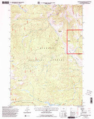 Walker Mountain Wyoming Historical topographic map, 1:24000 scale, 7.5 X 7.5 Minute, Year 1993