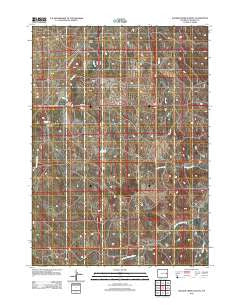 Walker Creek School Wyoming Historical topographic map, 1:24000 scale, 7.5 X 7.5 Minute, Year 2012