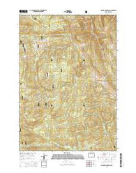 Walker Mountain Wyoming Current topographic map, 1:24000 scale, 7.5 X 7.5 Minute, Year 2015