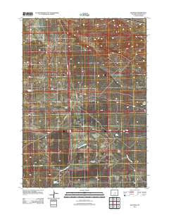 Waltman Wyoming Historical topographic map, 1:24000 scale, 7.5 X 7.5 Minute, Year 2012